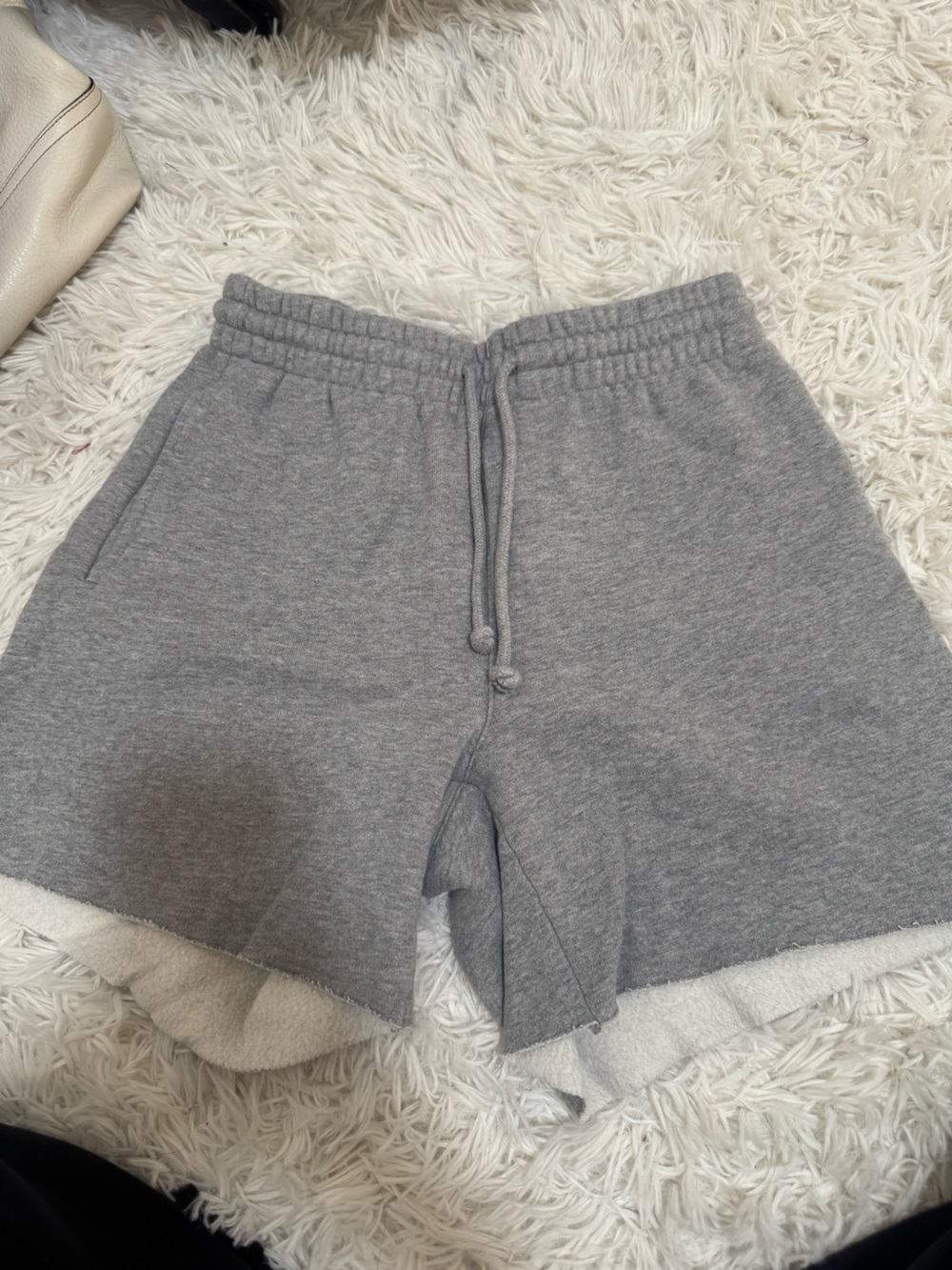 Aritzia grey sweatshorts